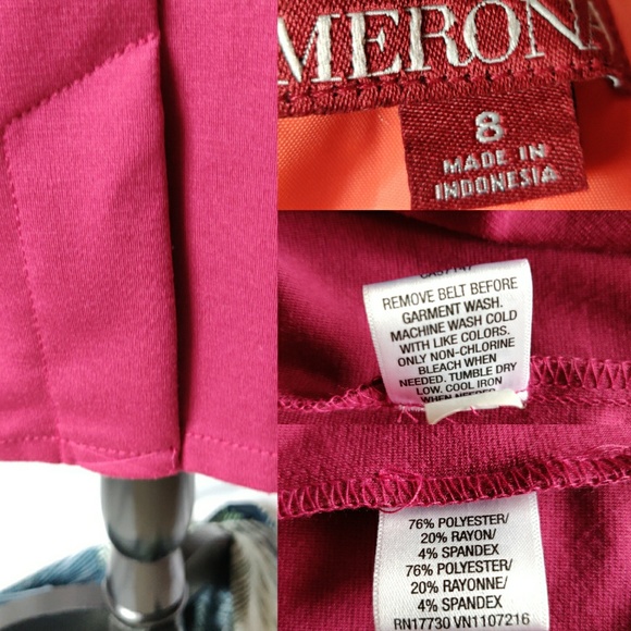 NWOT Merona | Colorblock Belted Dress | sz 8 - Picture 7 of 7